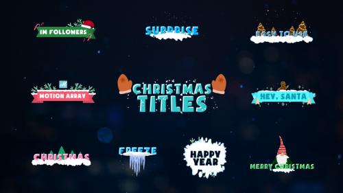 MotionArray - Christmas Titles - 880294