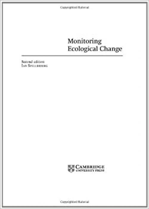  Monitoring Ecological Change 