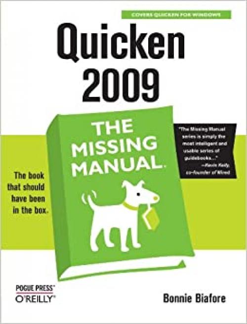  Quicken 2009: The Missing Manual 