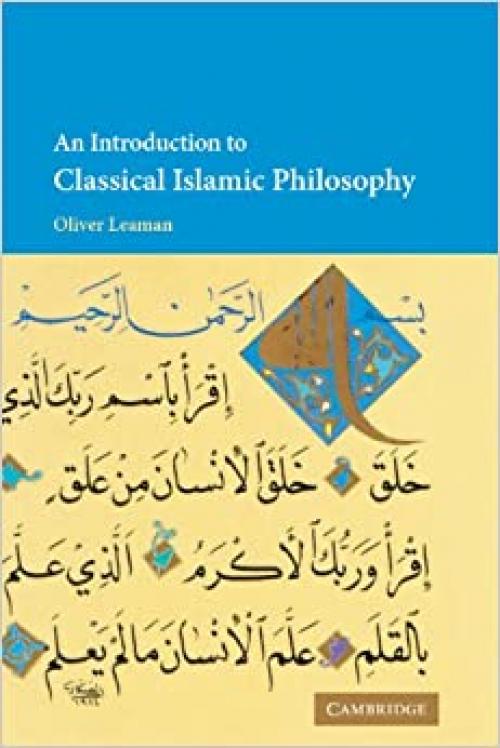  An Introduction to Classical Islamic Philosophy 