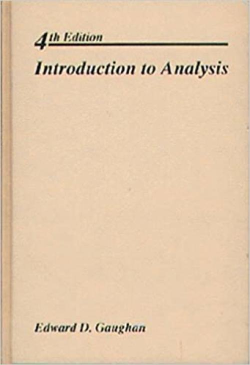  Introduction to Analysis 