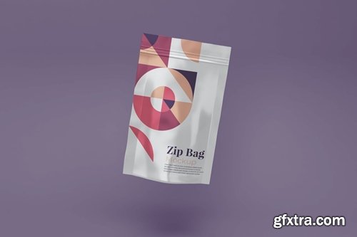 Zip Bag Mockup