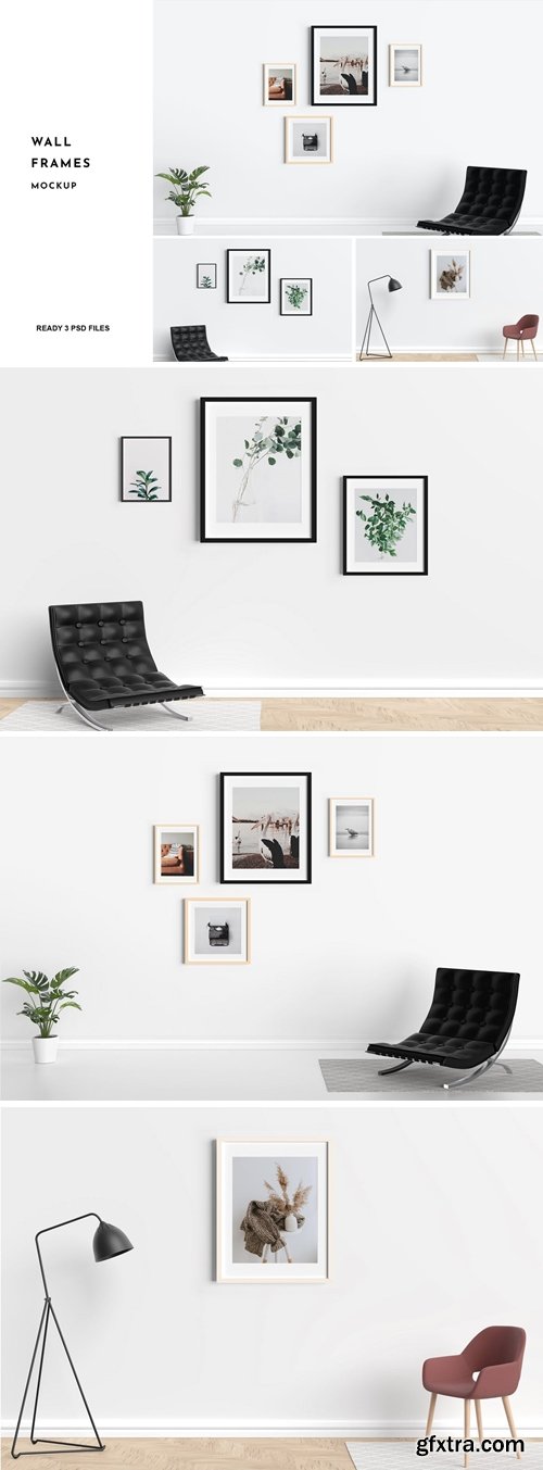 3 Psd Wall Frame Mockup Vol.3