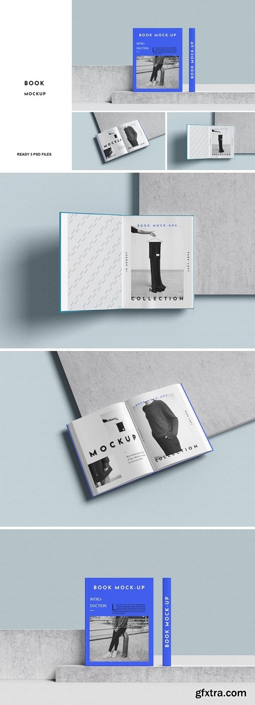 3 Psd Book Mockup