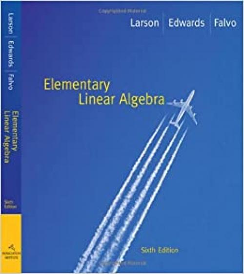  Elementary Linear Algebra 