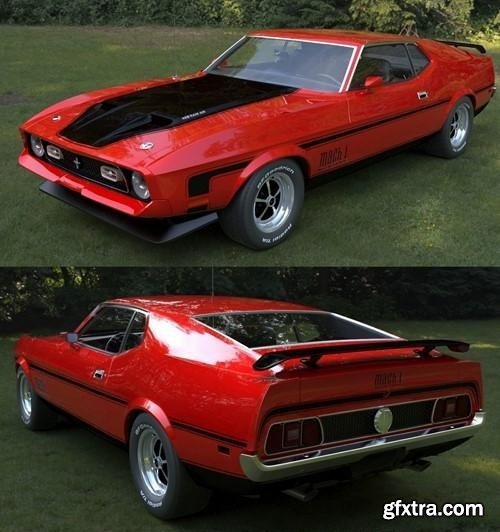 Ford Mustang Mach 1 1971 3D model