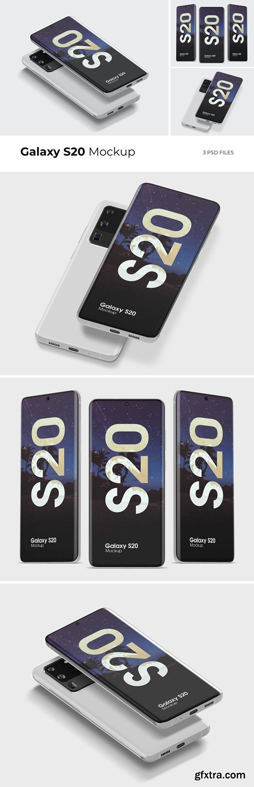 Galaxy S20 - Mockup Vol.3