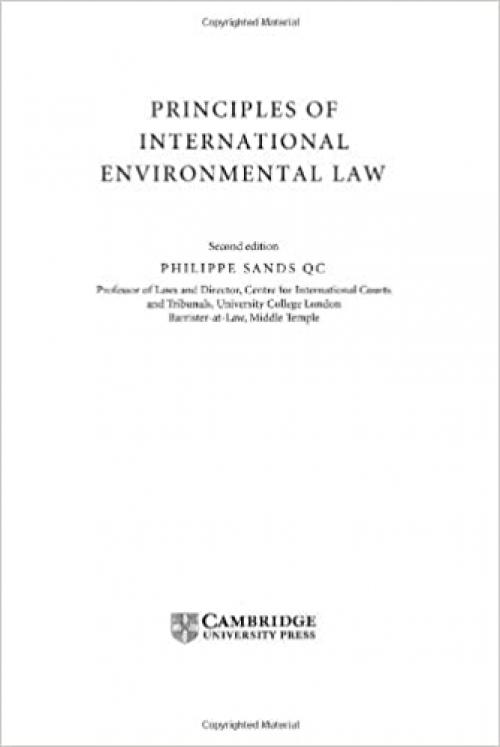  Principles of International Environmental Law 