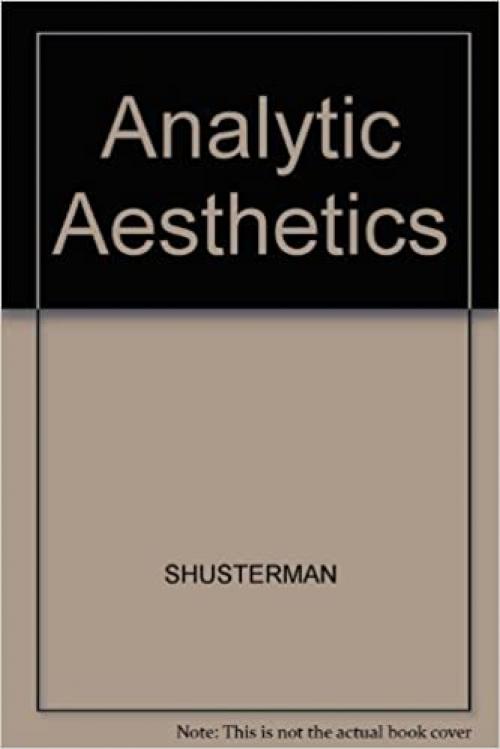  Analytic Aesthetics 