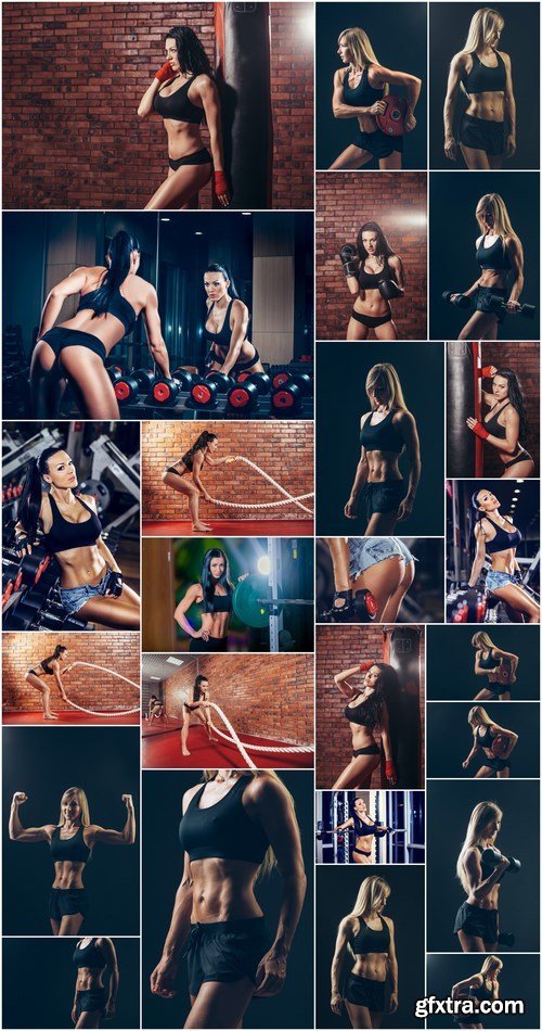 Athletic Girl 9 - Set of 25xUHQ JPEG Professional Stock Images