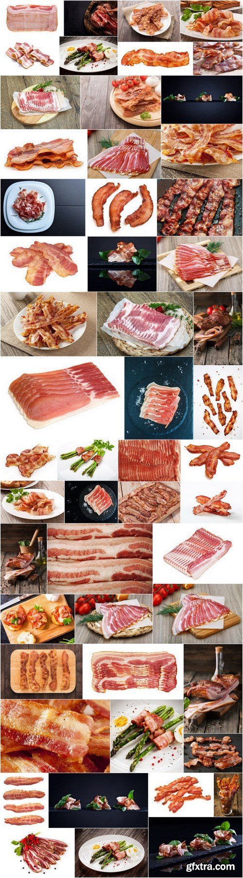 Tasty Bacon - Set of 53xUHQ JPEG Professional Stock Images