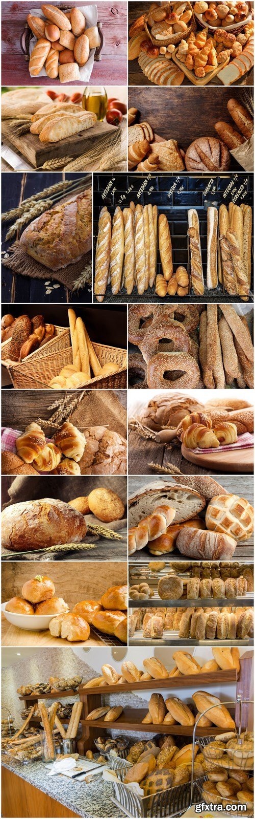 Delicious bread on counter shop - 15xHQ JPEG