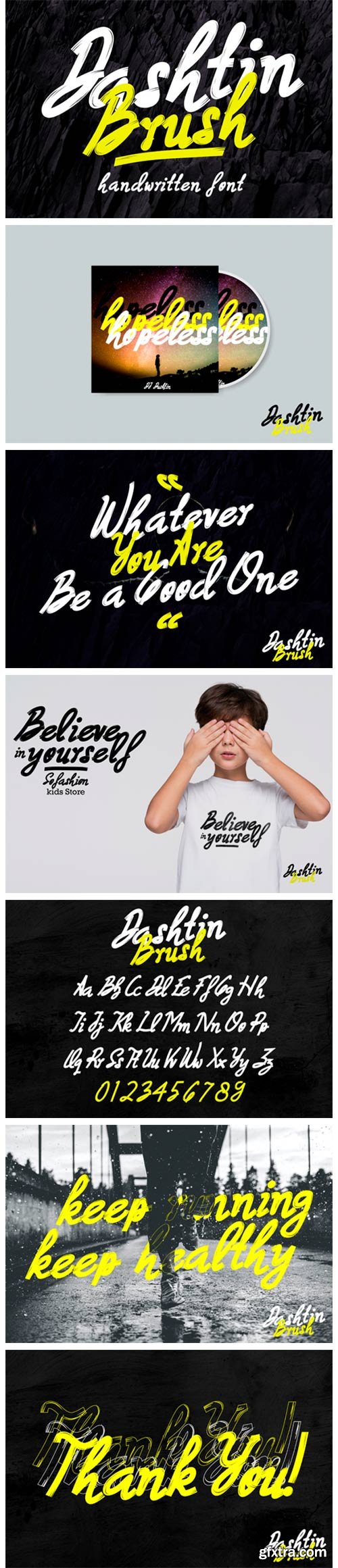 Dashtin Brush Font