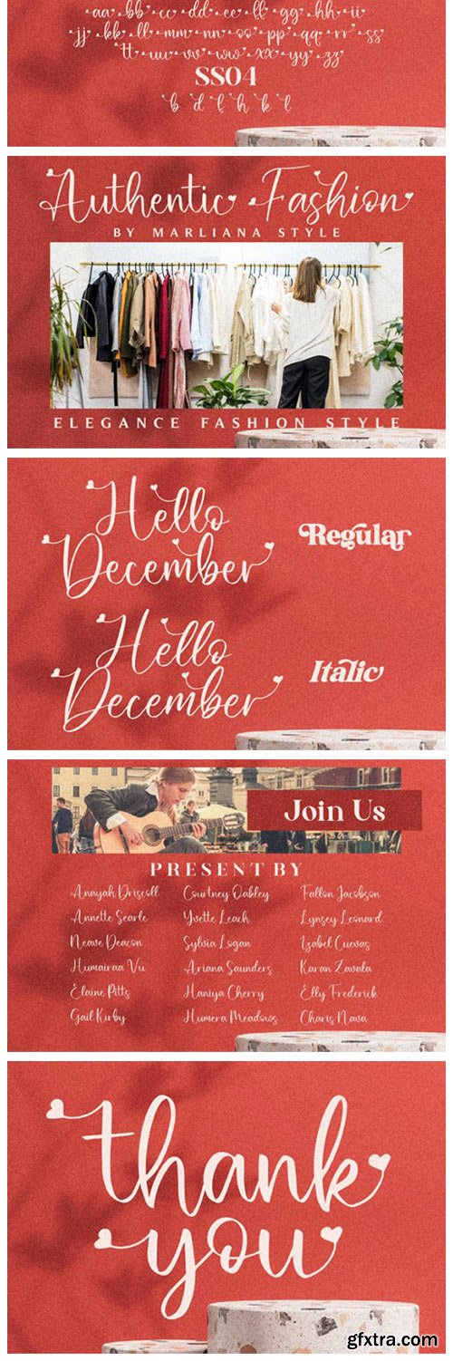 Hello December Font