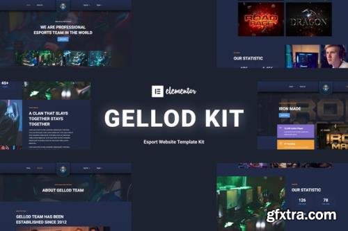 ThemeForest - Gellod v1.0.0 - Esport Gaming Elementor Template Kit - 29719451