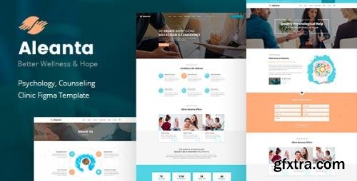 ThemeForest - Aleanta v1.0 - Psychology Figma Template - 29716820