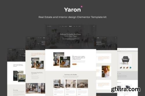 ThemeForest - Yaron v1.0.0 - Real Estate Interior Design Elementor Template kit - 29731298