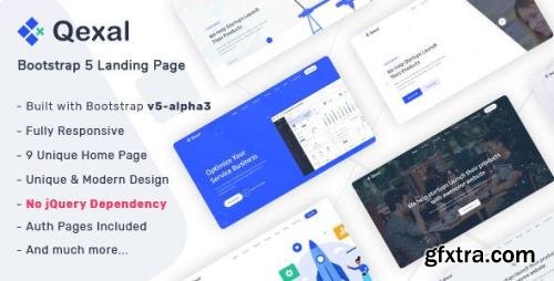 ThemeForest - Qexal v1.1 - Bootstrap 5 Landing Page Template - 28886371