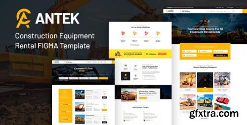 ThemeForest - Antek v1.0 - Construction Equipment Rental FIGMA - 29651709