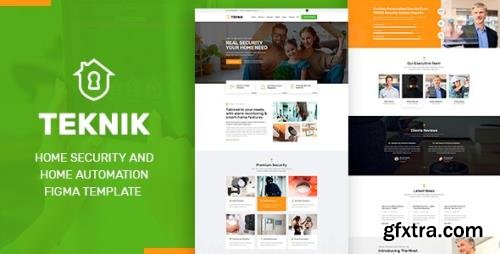 ThemeForest - Teknik v1.0 - Security Services Figma Template - 29793325