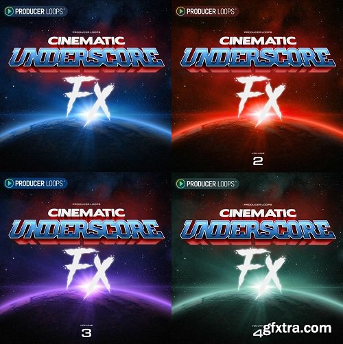 Producer Loops Cinematic Underscore FX Volume 1-4 WAV-DISCOVER