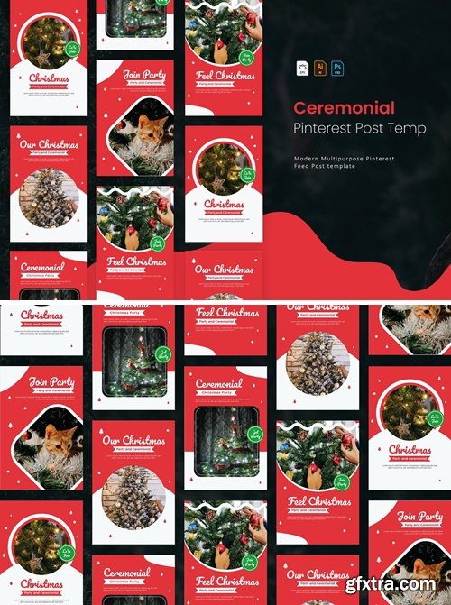 Christmas Ceremonial | Pinterest Post Template