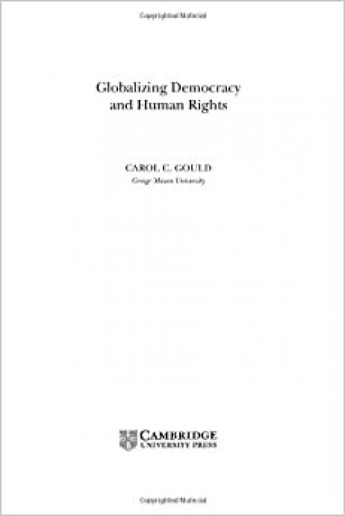  Globalizing Democracy and Human Rights 