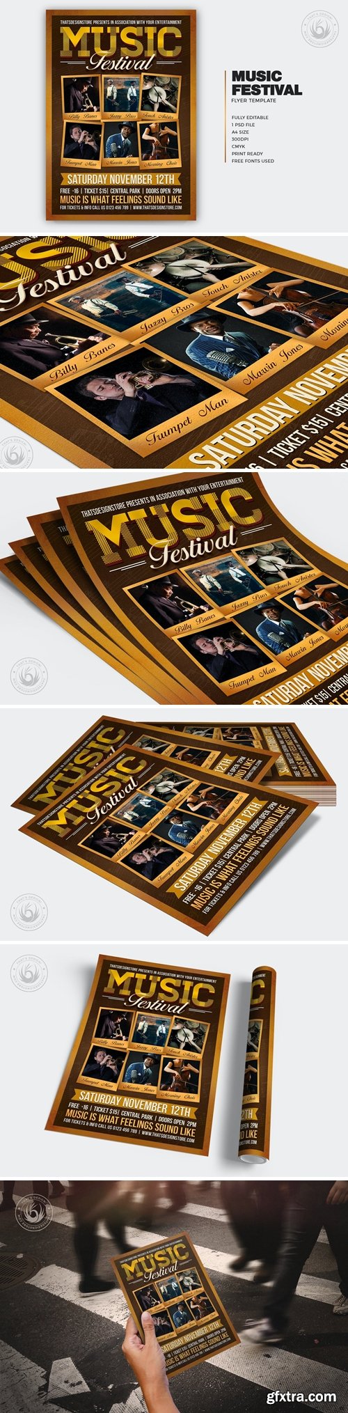 Music Festival Flyer Template V7