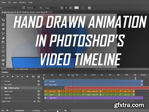 Hand Drawn Animation with Photoshop\'s Video Timeline