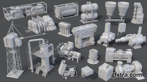 ArtStation Marketplace – Factory Units 8 – 20 pieces