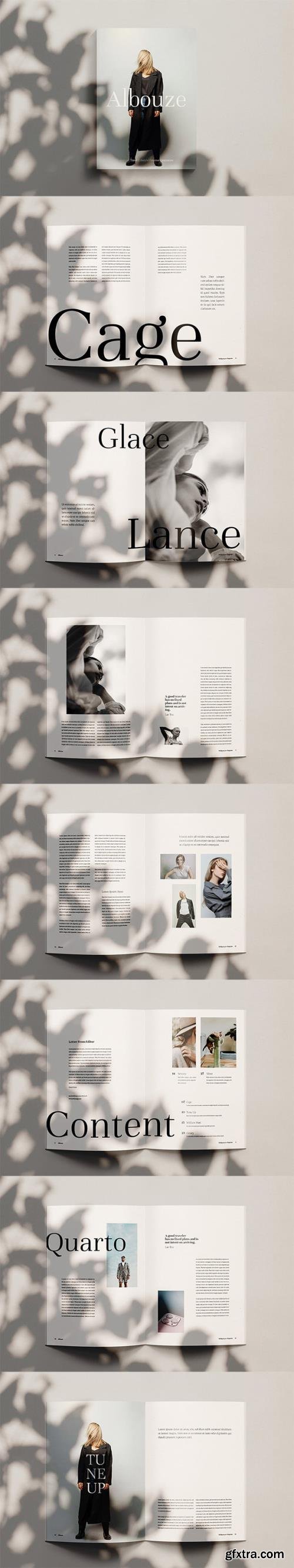 Albouze - Minimalist Magazine Template