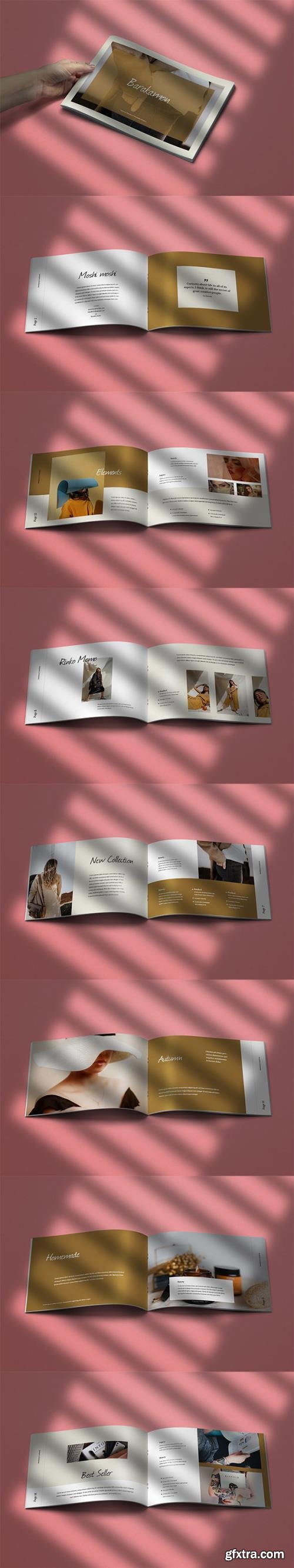 Barakamon - Landscape Brochure Template Indesign