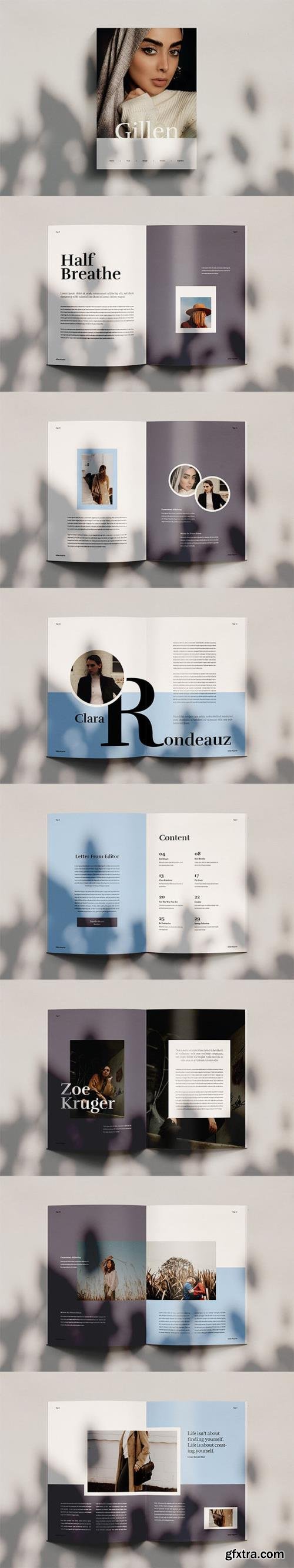 Gillen - Magazine Template Indesign