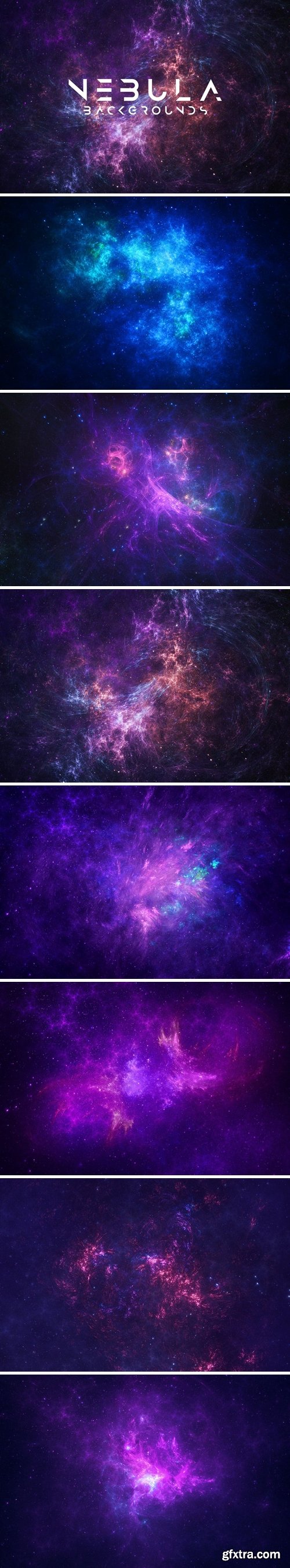 Space Nebula Backgrounds