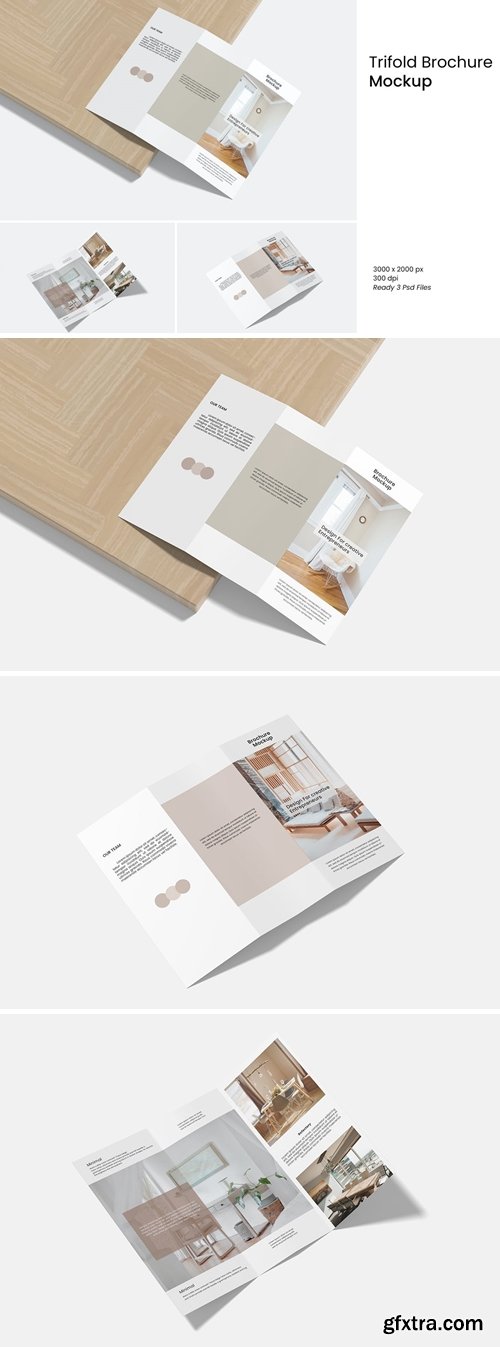 Trifold Brochure Mockup