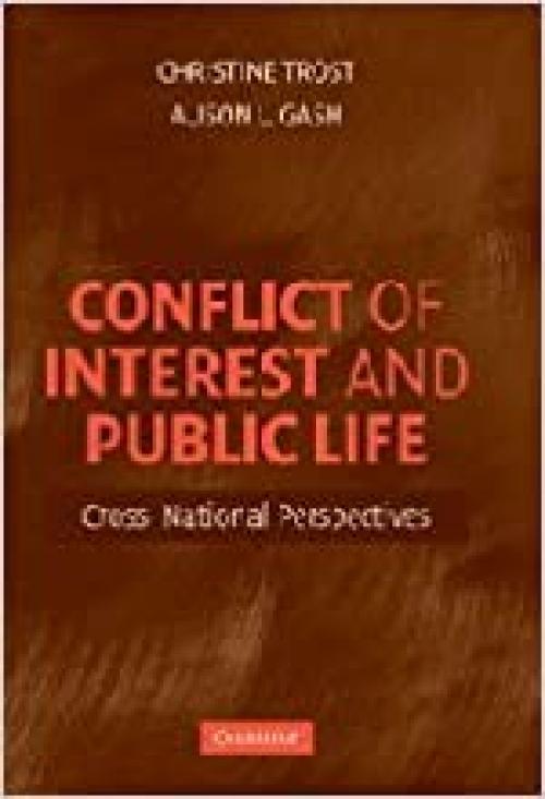  Conflict of Interest and Public Life: Cross-National Perspectives 