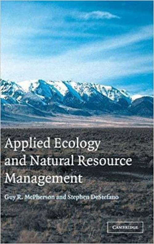  Applied Ecology and Natural Resource Management 