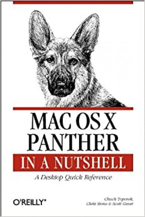  Mac OS X Panther in a Nutshell 