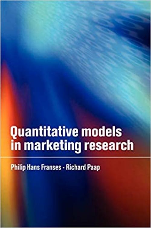  Quantitative Models in Marketing Research 