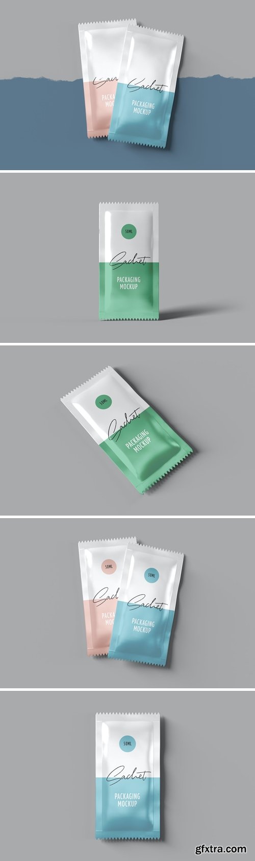 Sachet Packaging Mockups