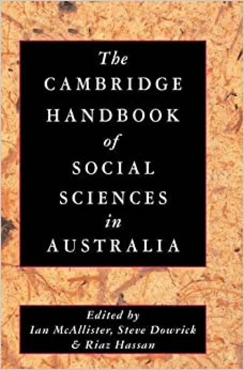  The Cambridge Handbook of Social Sciences in Australia 