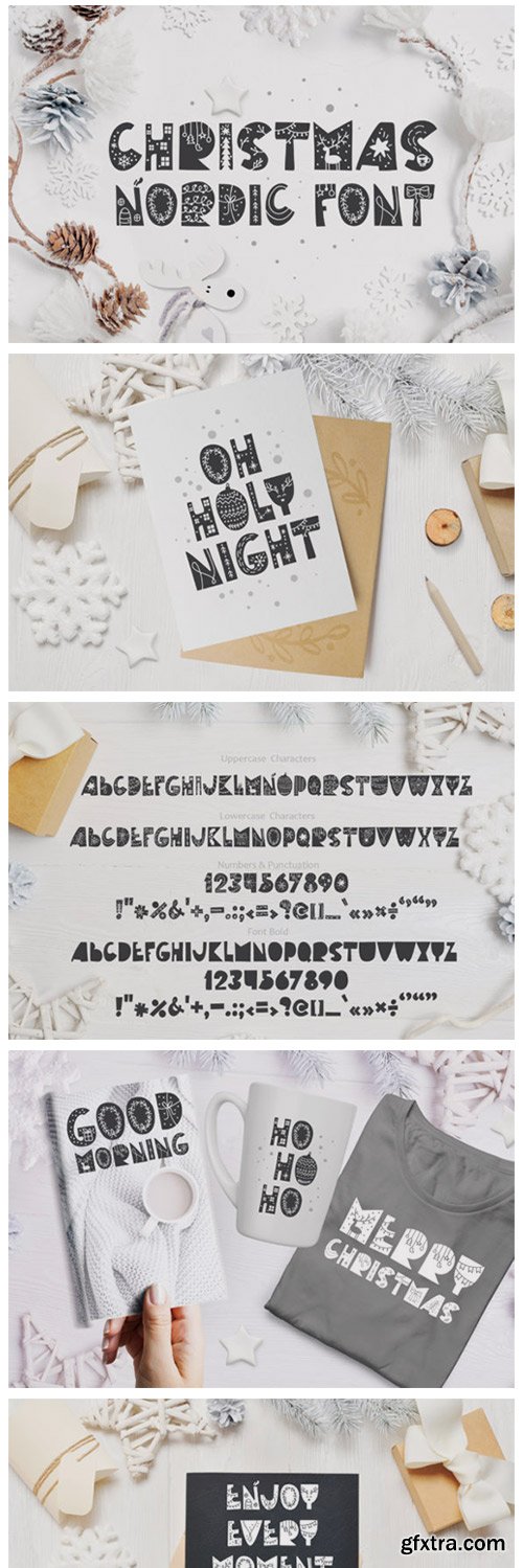 Christmas Nordic Font