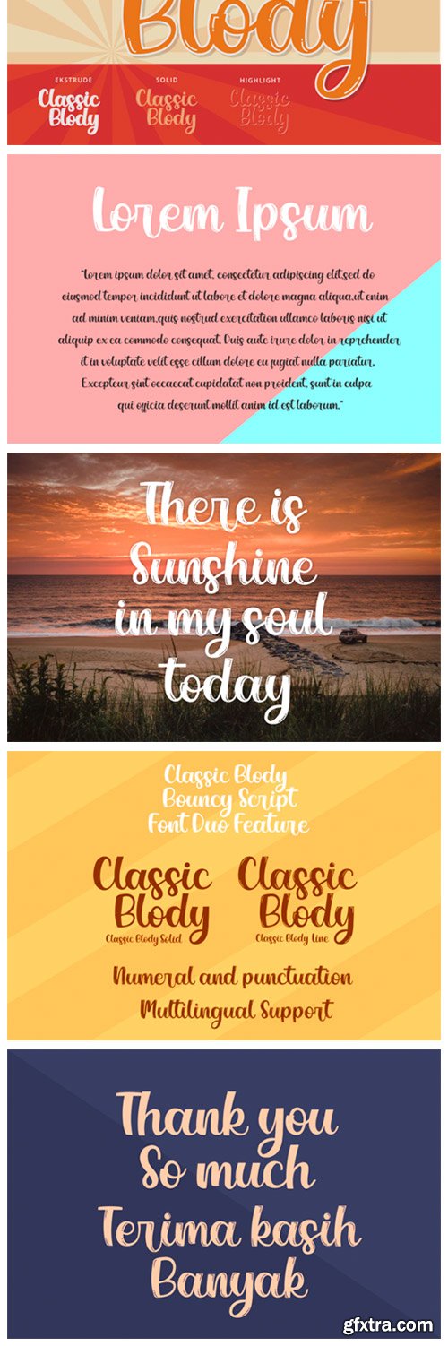 Classic Blody Font