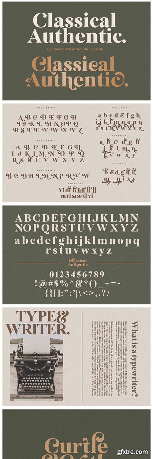 CM - Classical Authentic Font 5174273