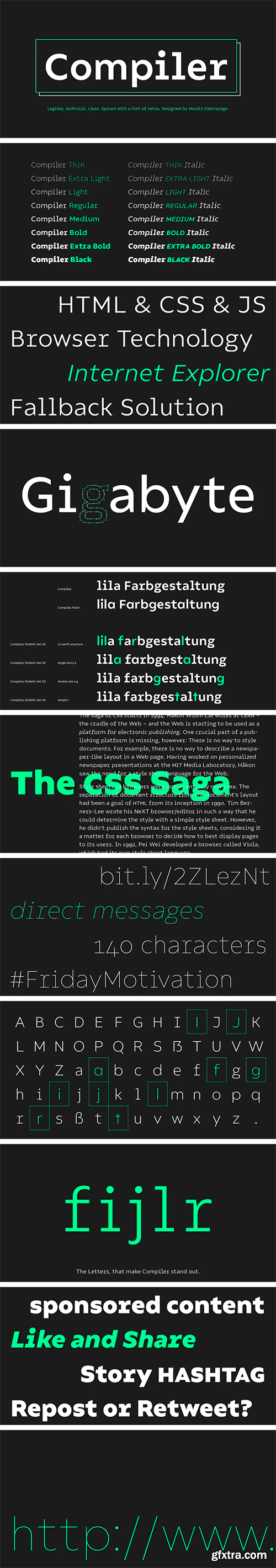 Compiler Font Family