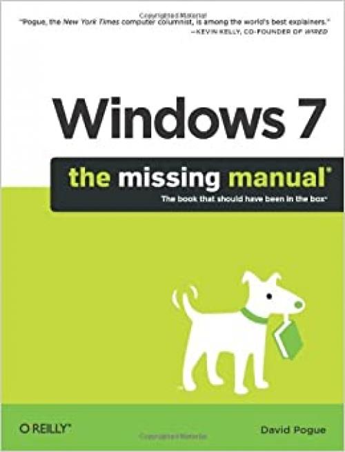  Windows 7: The Missing Manual (Missing Manuals) 