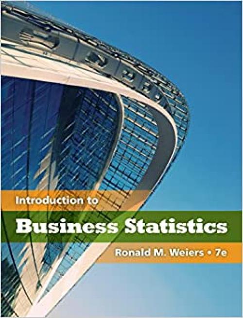  Introduction to Business Statistics (Book Only) 