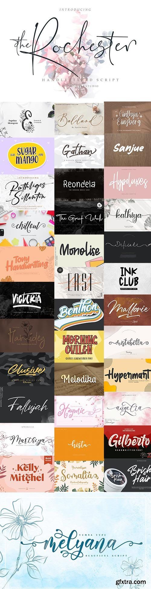 36 Super Fonts Pack - July 2020 - Vol.3