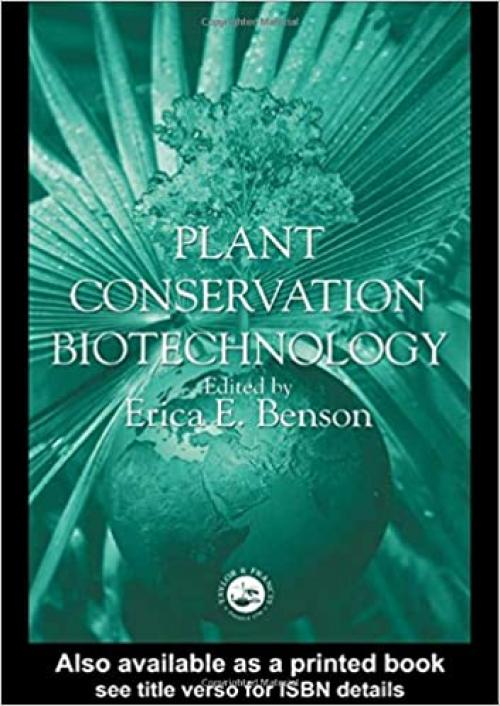  Plant Conservation Biotechnology 