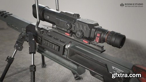 Titanfall Sniper Rifle 3D Model